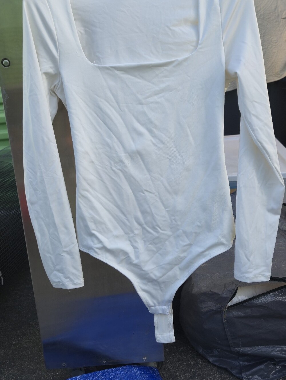 Classic White Long-Sleeve Bodysuit